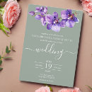 Zoek naar orchidee huwelijk uitnodigingen Typografie