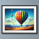 Zoek naar hete luchtballons posters Pastel
