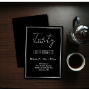 Zoek naar witte tekst uitnodigingen Modern