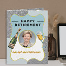 Zoek naar vier pensionering kaarten Gepensioneerd
