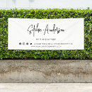 Zoek naar bedrijf spandoeken Zwart wit