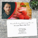 Zoek naar macarons visitekaartjes Foto