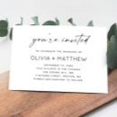 Zoek naar basis huwelijk uitnodigingen Eenvoudig