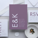 Zoek naar purple wedding uitnodigingen Voor haar