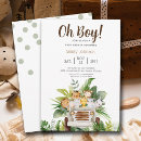 Zoek naar die cut babyshower uitnodigingen Safari baby shower