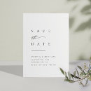 Zoek naar minimal save the dates Zwart wit