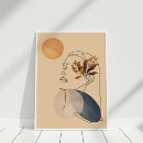 Zoek naar abstract gezichten posters Voor haar