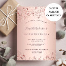 Zoek naar diamant verjaardag uitnodigingen roze