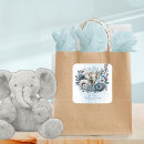 Zoek naar leuke olifant stickers Baby shower bedankt