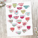 Zoek naar vintage thee briefkaarten Teacup