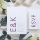 Zoek naar purple wedding uitnodigingen Voor haar