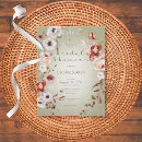 Zoek naar vintage bridal shower uitnodigingen Groen