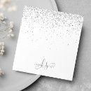Zoek naar zilver notitieblokken Monogrammen