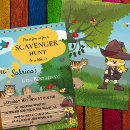 Zoek naar scavenger hunt party uitnodigingen Voor kinderen