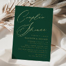 Zoek naar green and gold wedding uitnodigingen Minimalistisch