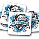 Zoek naar vissen onderzetters Voor hem