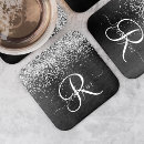 Zoek naar zilver onderzetters Voor haar