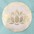 Zoek naar gouden lotus stickers Lotusbloem