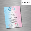 Zoek naar baby party gender reveal uitnodigingen Gast