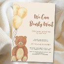 Zoek naar teddy bear babyshower uitnodigingen Teddybeer baby shower