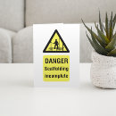 Zoek naar gevaar kaarten Waarschuwing