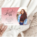 Zoek naar fancy sweet 16 uitnodigingen Glitter