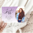 Zoek naar fancy sweet 16 uitnodigingen Glitter