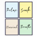 Zoek naar ontspanning posters Zwart wit