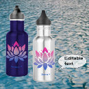 Zoek naar lotusbloem waterflessen Meditatie