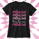 Zoek naar verjaardag 21 tshirts Typografie