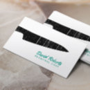 Zoek naar knife visitekaartjes Chef kok