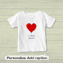 Zoek naar valentijn baby tshirts Rood