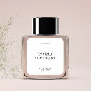 Zoek naar parfum etiketten Productlabel