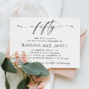 Zoek naar huwelijksjubileum uitnodigingen Minimalistisch