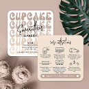 Zoek naar cupcakes visitekaartjes Trendy