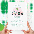 Zoek naar roze tractor uitnodigingen Schattig