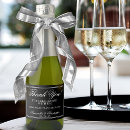 Zoek naar huwelijk wijnetiketten Dank u