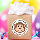 Zoek naar leuke aap stickers Elk persoon