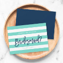 Zoek naar bruidsmeisje kaarten Marineblauw