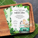 Zoek naar safari babyshower uitnodigingen Wild