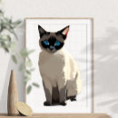 Zoek naar siamese cat kunst Illustratie