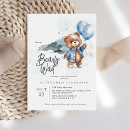 Zoek naar jongen babyshower uitnodigingen Beer