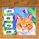 Zoek naar oranje kat posters Bloemen