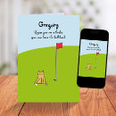 Zoek naar golf cartoon kaarten Grappig