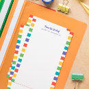 Zoek naar kleurrijke briefpapier Meisje