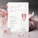 Zoek naar champagne brunch bridal shower uitnodigingen Roze