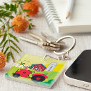 Zoek naar boerderij tractor sleutelhangers Rode trekker