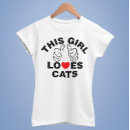 Zoek naar katten meisje tshirts Kattenliefhebber
