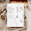 Zoek naar silhouette babyshower uitnodigingen Zwangerschap