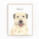 Zoek naar wheaten terrier kunst Doodsbang